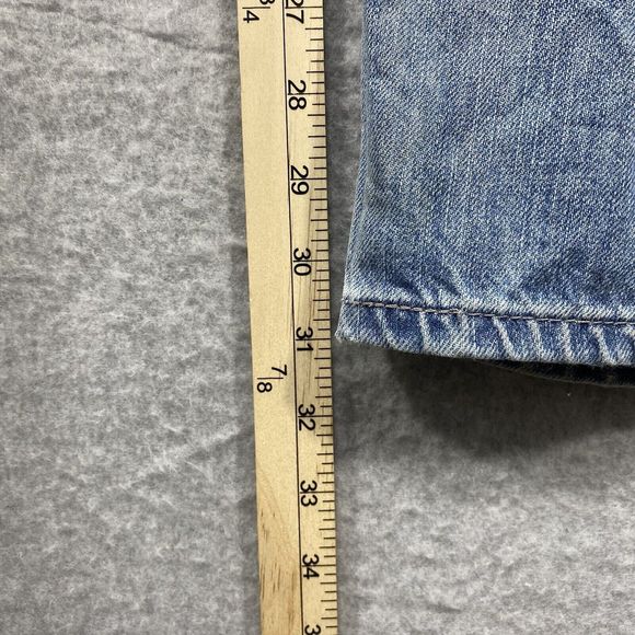 Levi's Strauss 514 Jeans Mens Size 38 X32 (40x31) Distressed Grunge Straight Fit - Picture 10 of 16